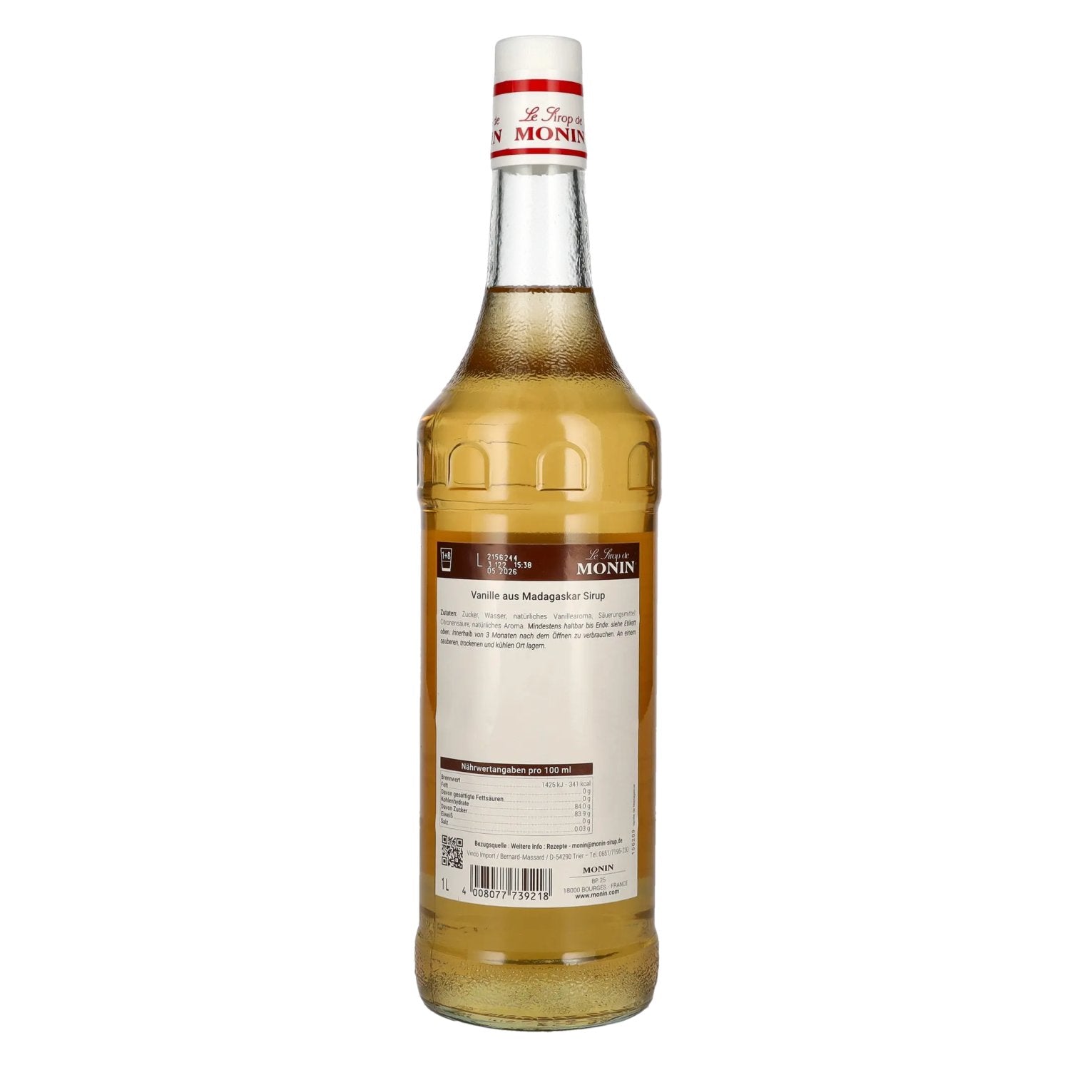 Le Sirop de Monin VANILLE Madagaskar 1l