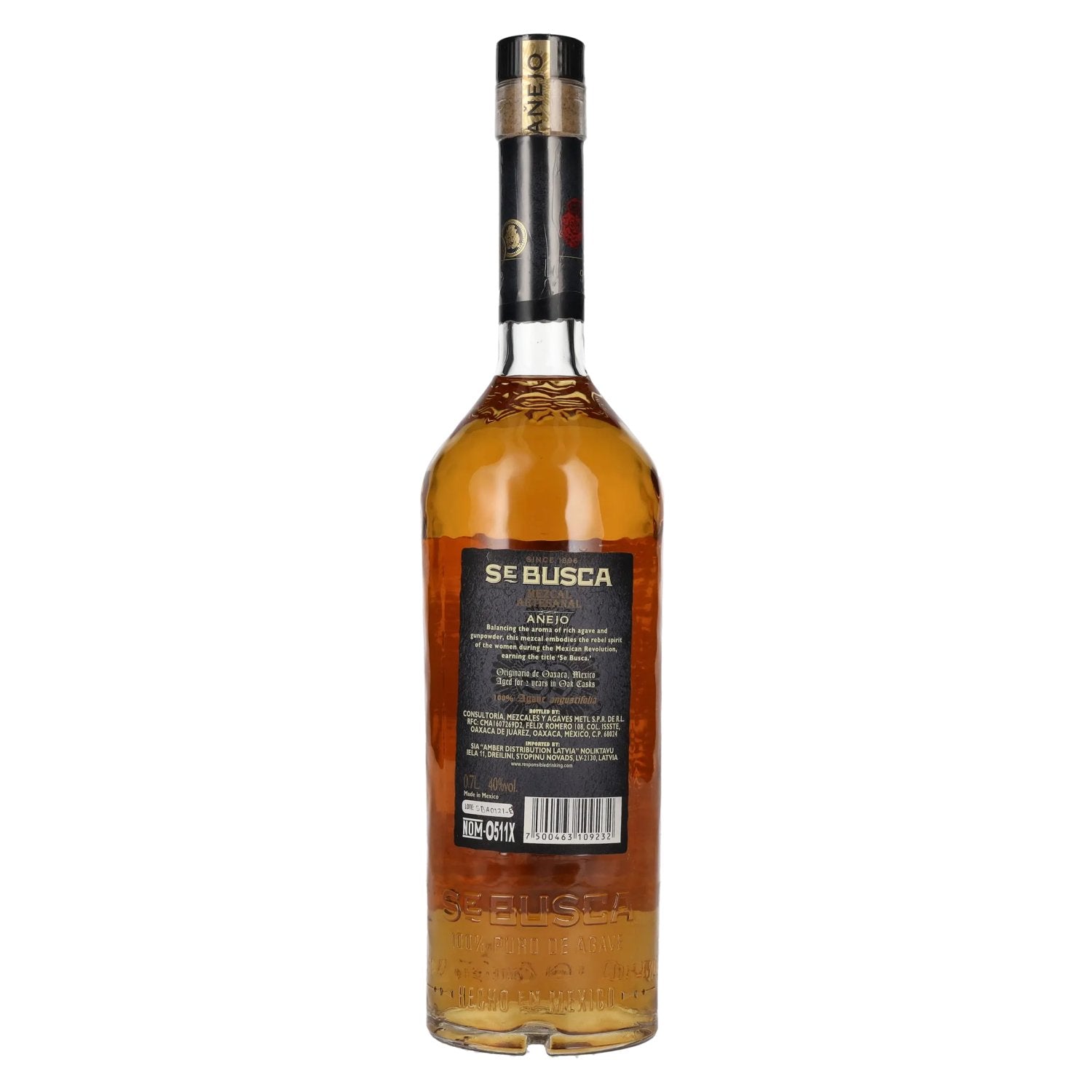 Se Busca Mezcal Artesanal AÑEJO 40% vol. 0,7l