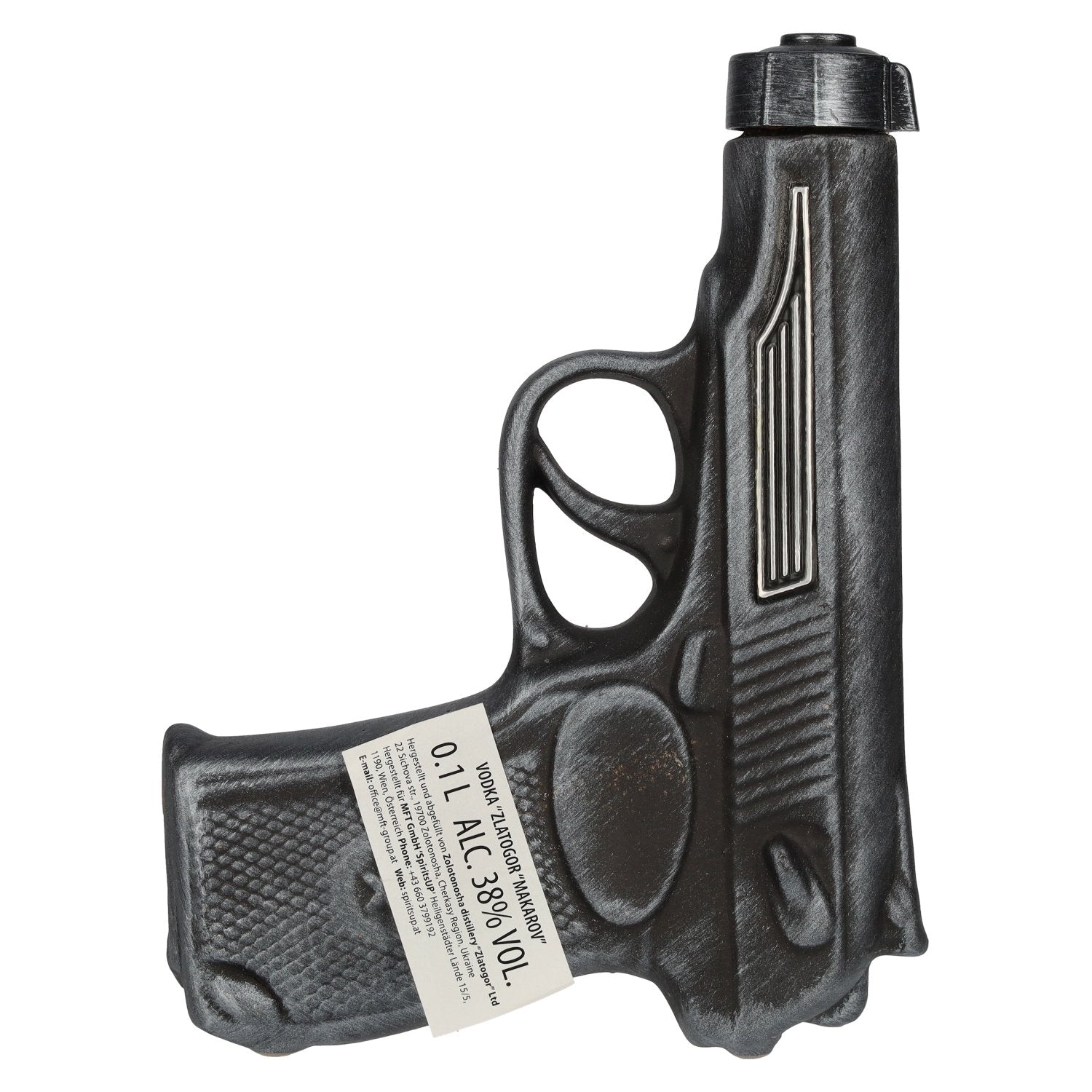 Zlatogor Makarov Pistol Vodka 38% Vol. 0,1l