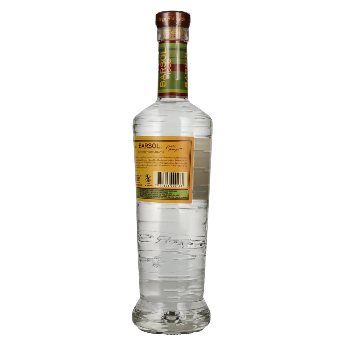 Barsol Pisco MOSTO VERDE QUEBRANTA 41.8% vol. 0.7 l