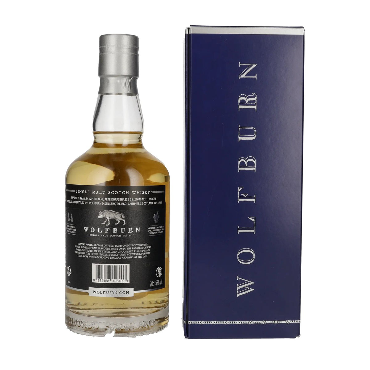 Wolfburn LANGSKIP Single Malt Scotch Whisky 58% vol. 0.7 l in a gift box