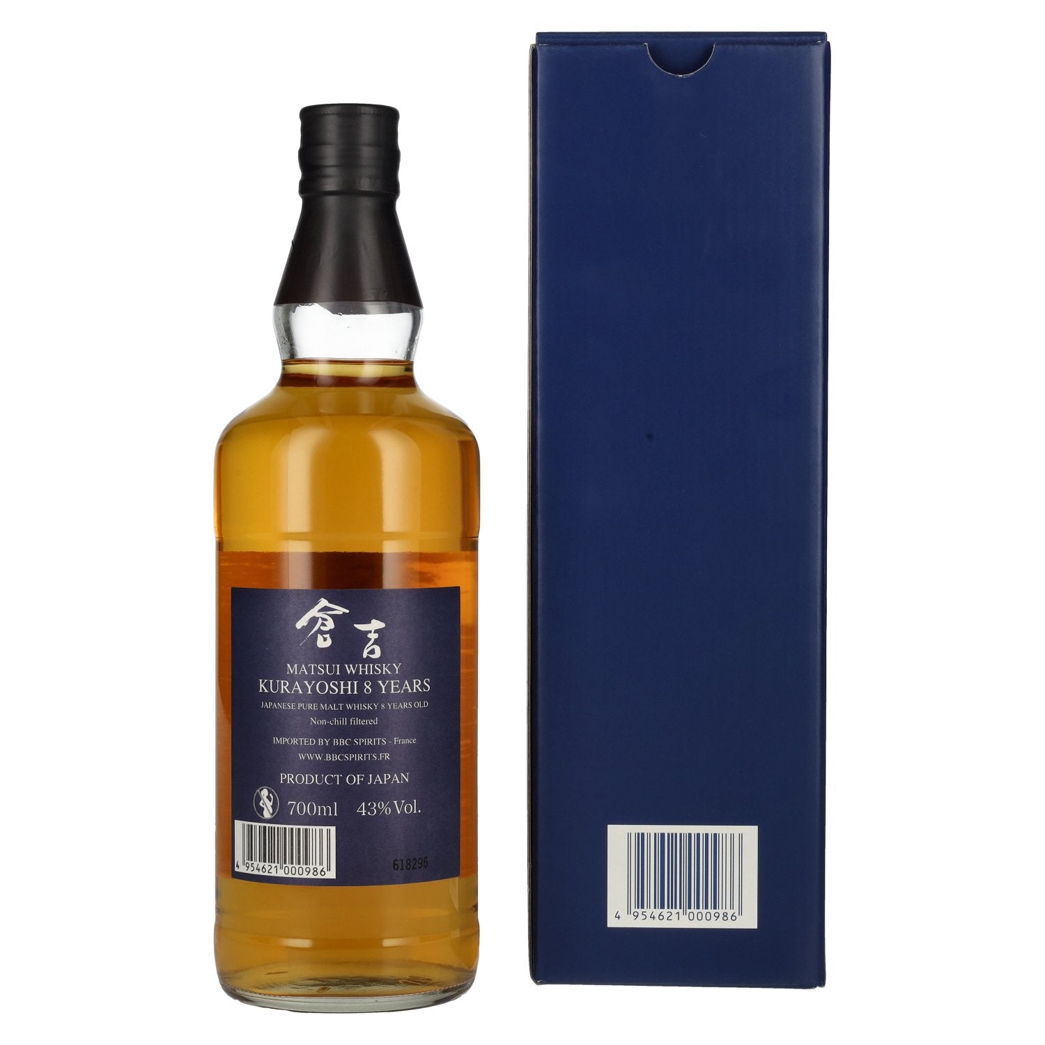 Matsui Whisky THE KURAYOSHI 8 Years Old Pure Malt Whisky 43% Vol. 0,7l in Geschenkbox