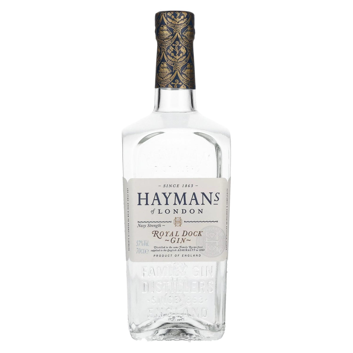 Hayman’s Royal Dock Gin Navy Strength 57% vol. 0.7 l