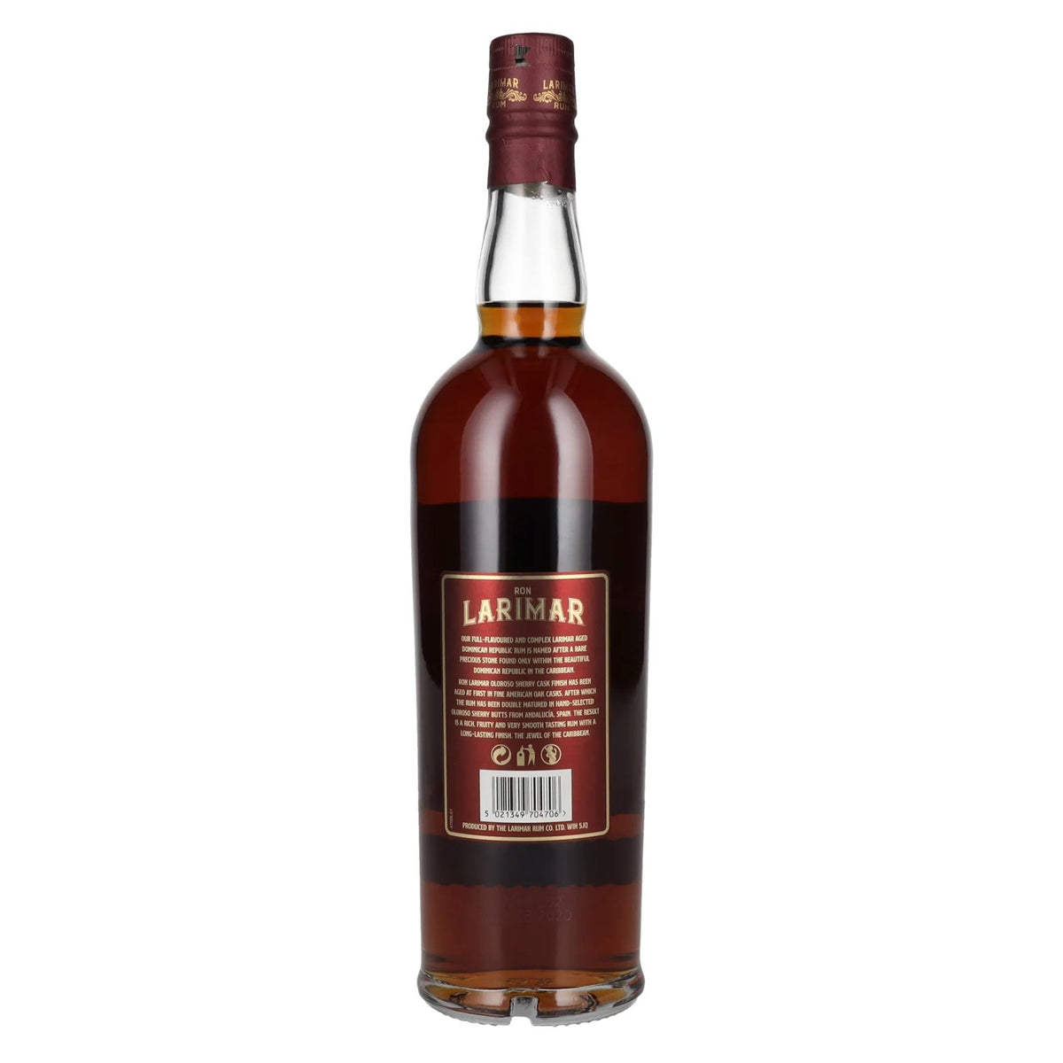 Ron Larimar 5 Years Old Small Batch Rum Oloroso Sherry Cask Finish 40% vol. 0,7 l