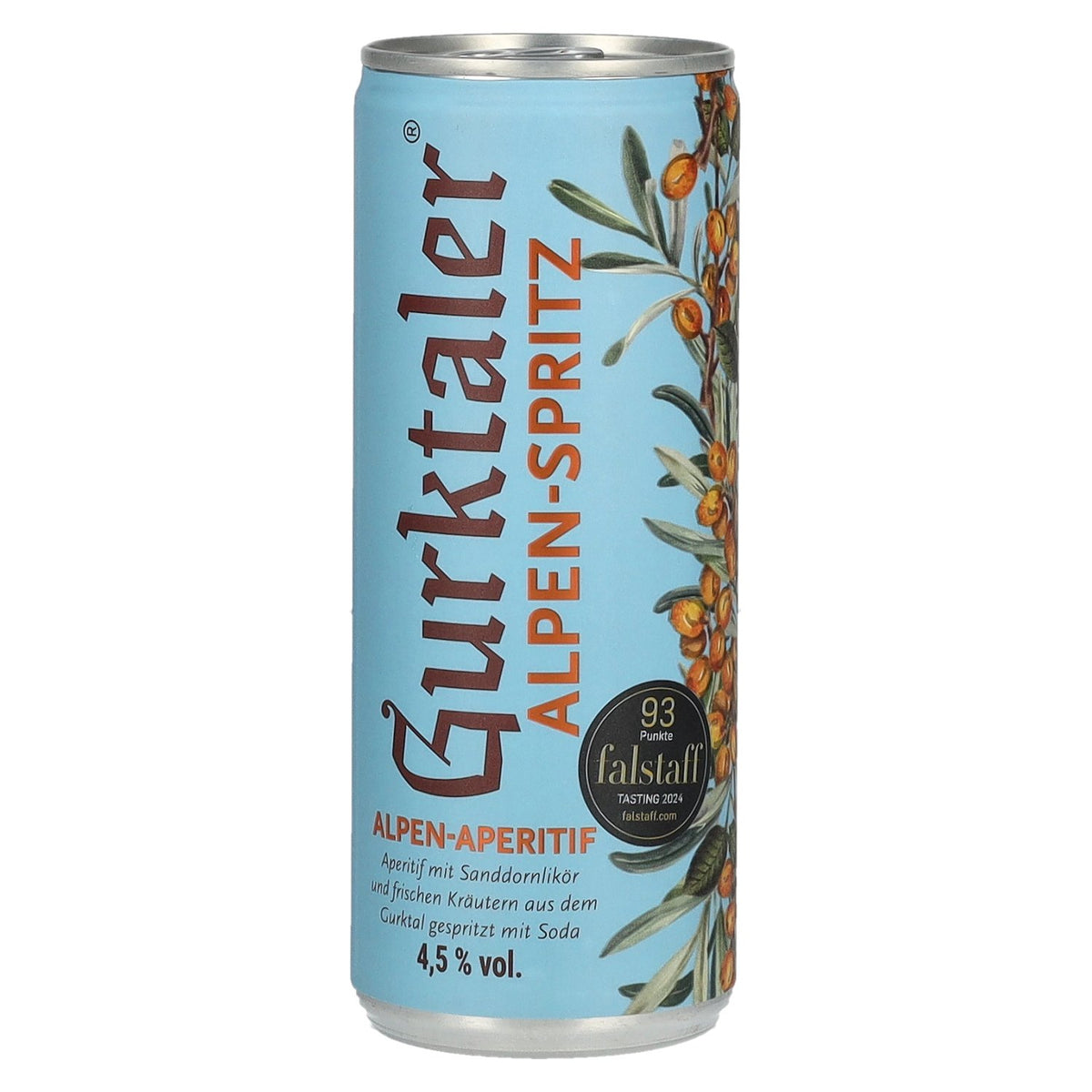 Gurktaler Alpen-Spritz aperitif 4.5% ABV, 0.25l can, deposit required
