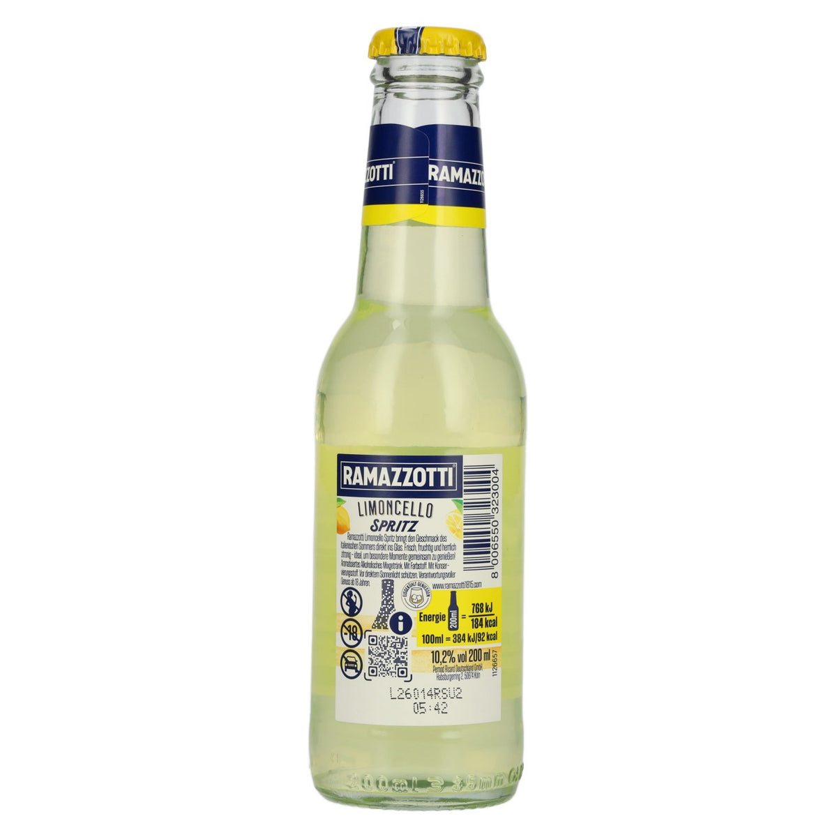 Ramazzotti Limoncello Spritz 10.2% ABV 0.2l