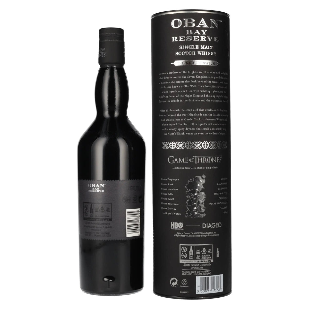 Oban Bay Reserve GAME OF THRONES The Night's Watch 43% Vol. 0,7l in Geschenkbox