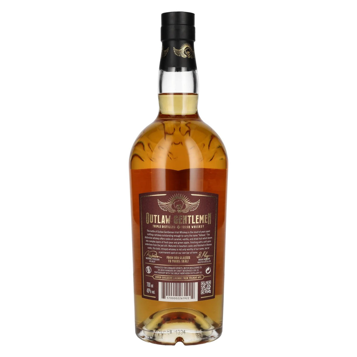VOLBEAT Outlaw Gentlemen Irish Whiskey 40% vol. 0.7 l
