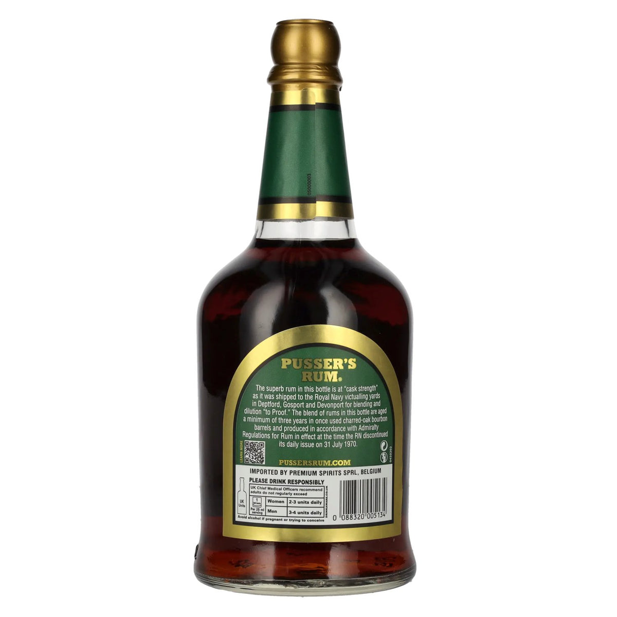 Pusser's Rum British Navy SELECT AGED 151 75.5% vol. 0.7 l