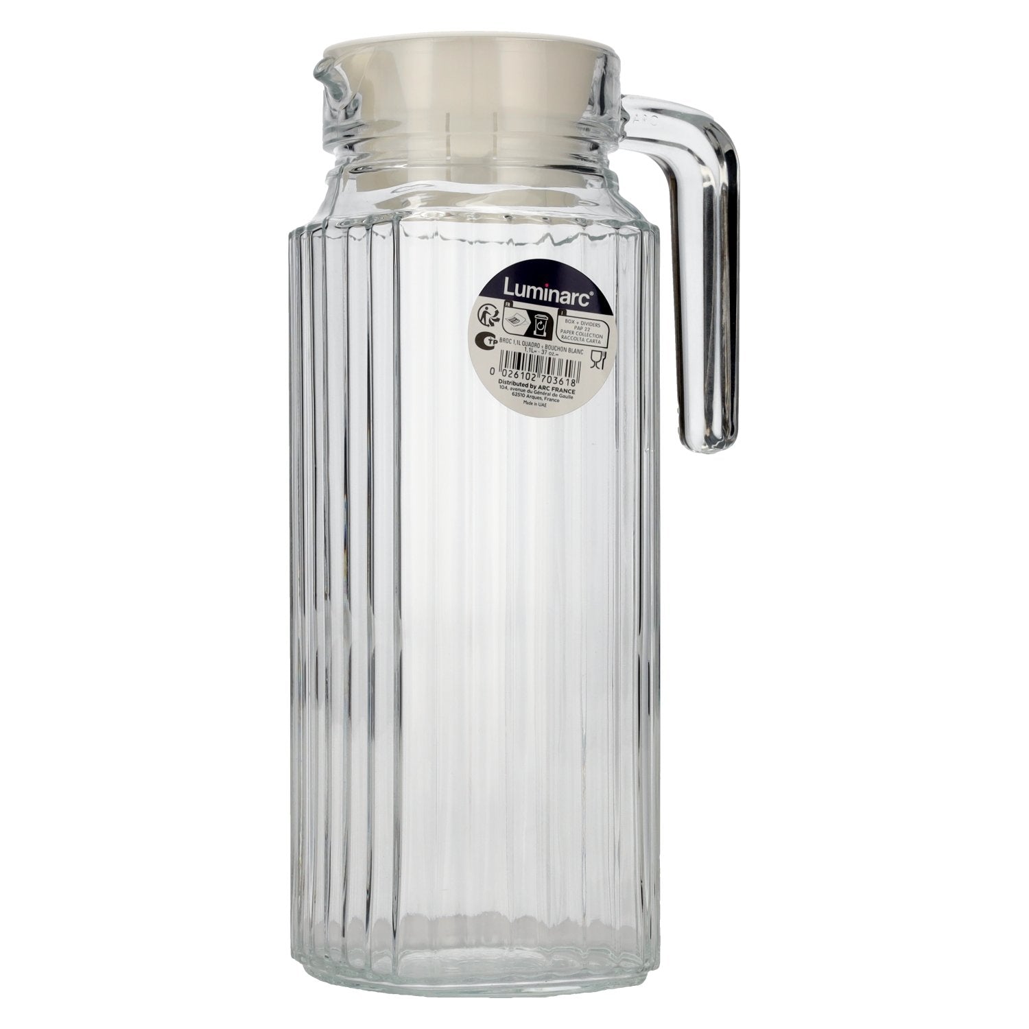 Luminarc QUADRO waterkan 1,2l