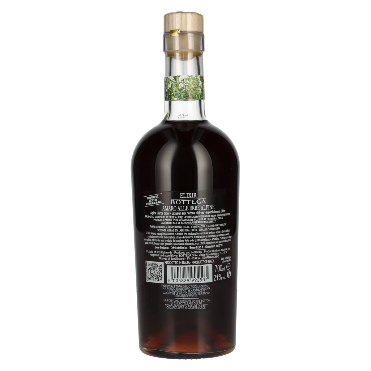 Liqueur Bottega ELIXIR AMARO 21 % vol., 0,7 l
