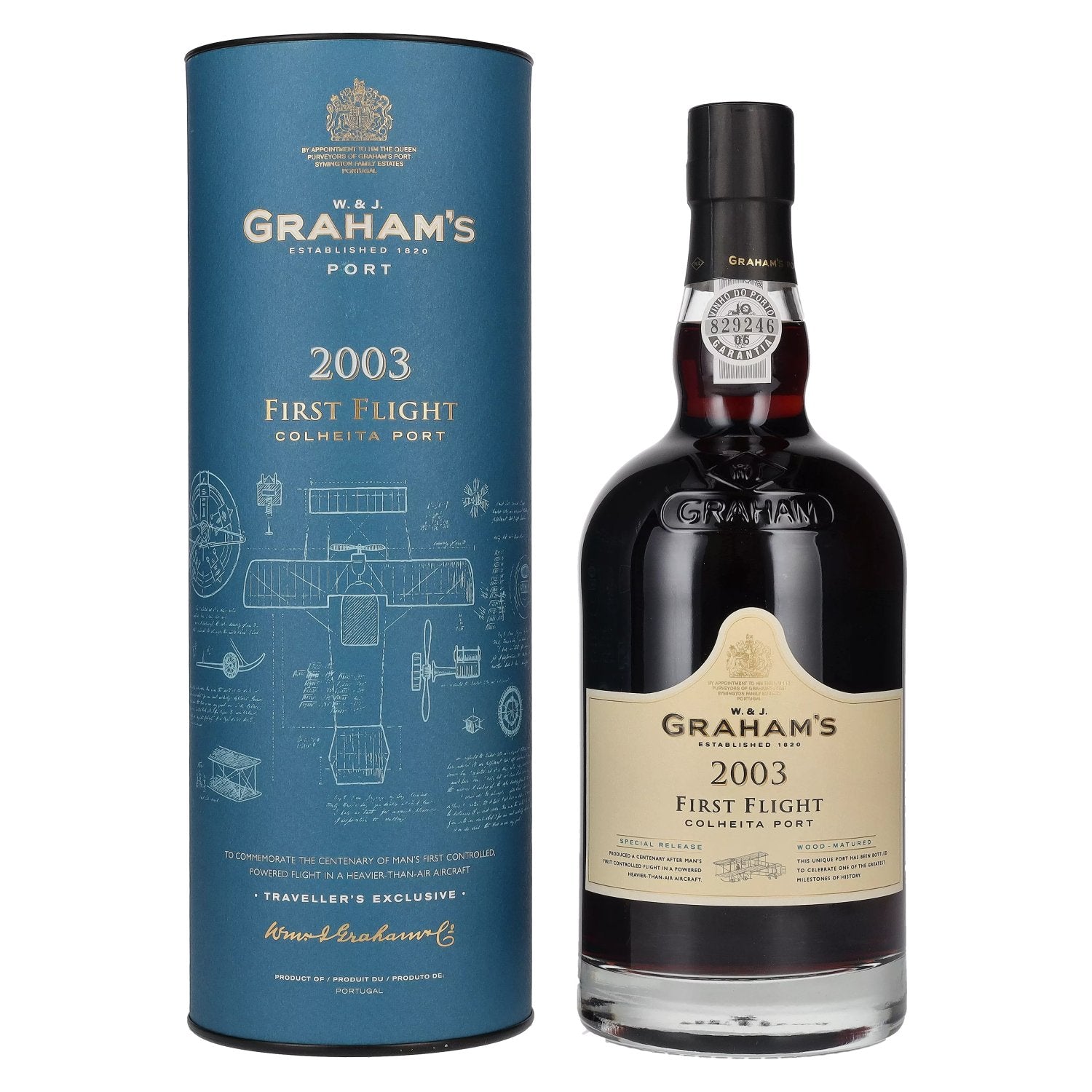 W. &amp; J. Graham's FIRST FLIGHT Colheita Port 2003 20% Vol. 0,75l in gift box