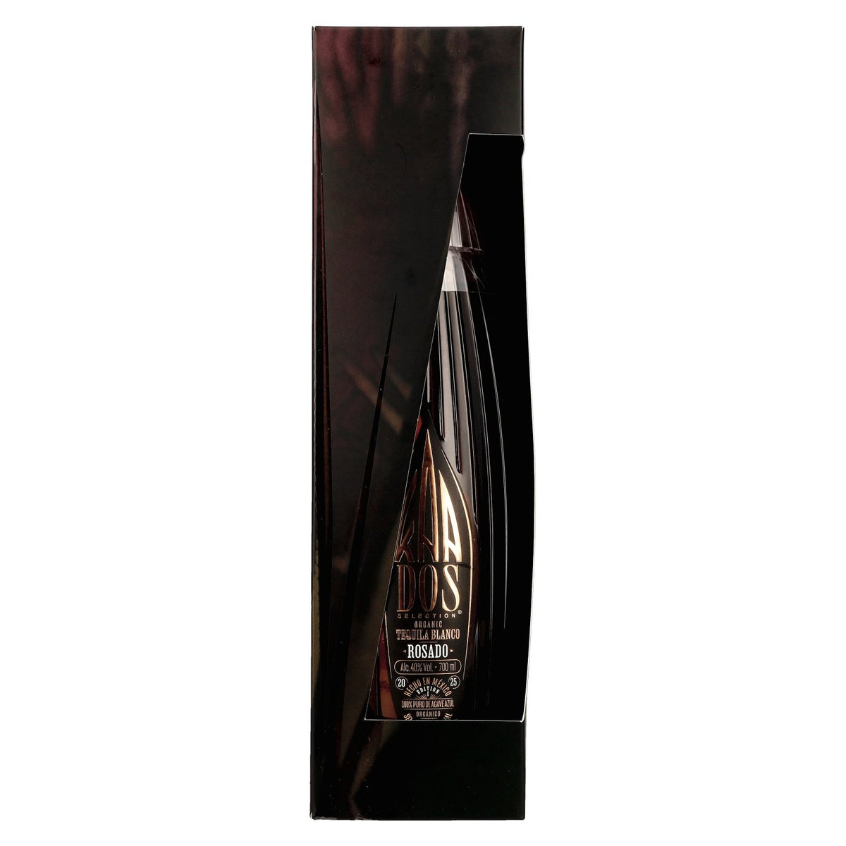 Kaa Dos Selection Organic Tequila BLANCO ROSADO 100% Puro de Agave Azul 40% Vol. 0,7l in Geschenkbox