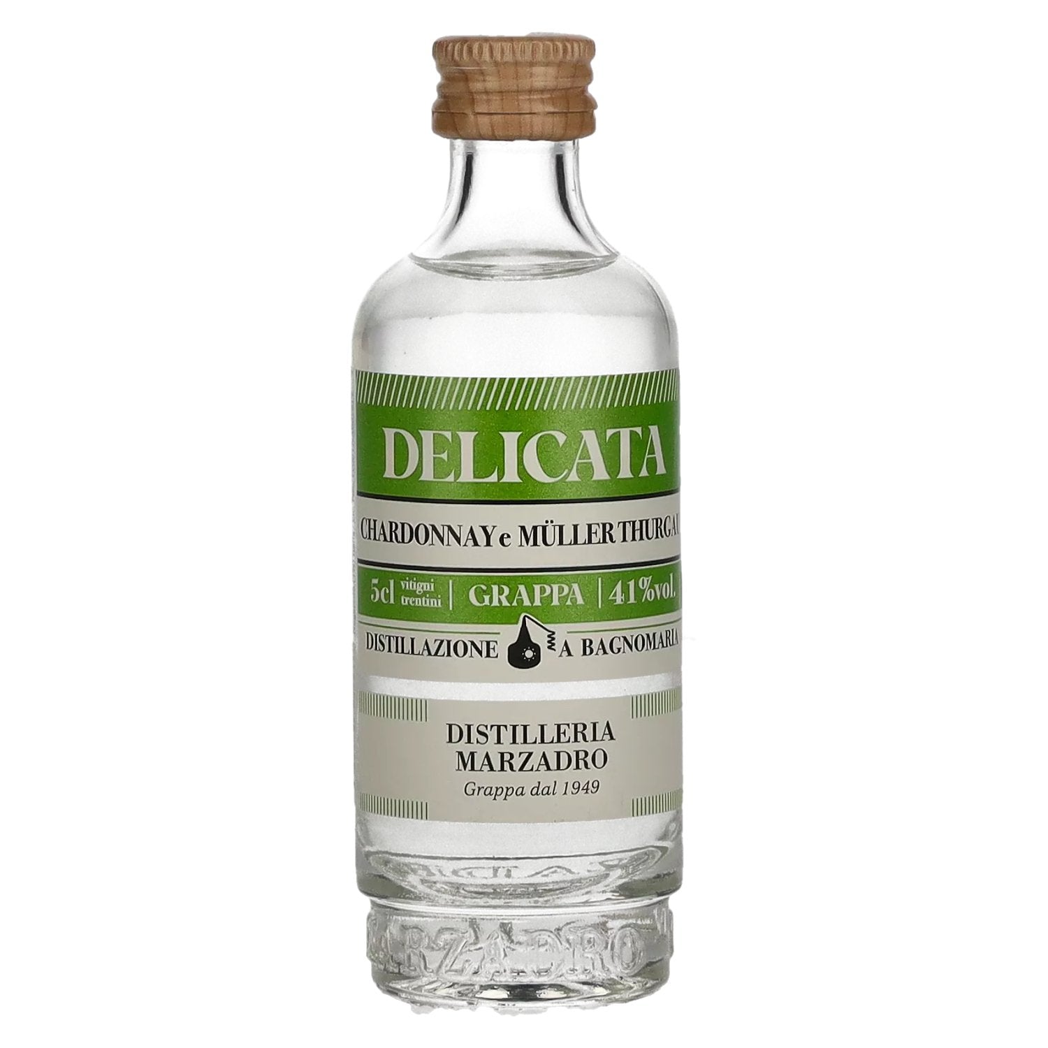 Marzadro DELICATA Grappa 41% vol. 0,05l