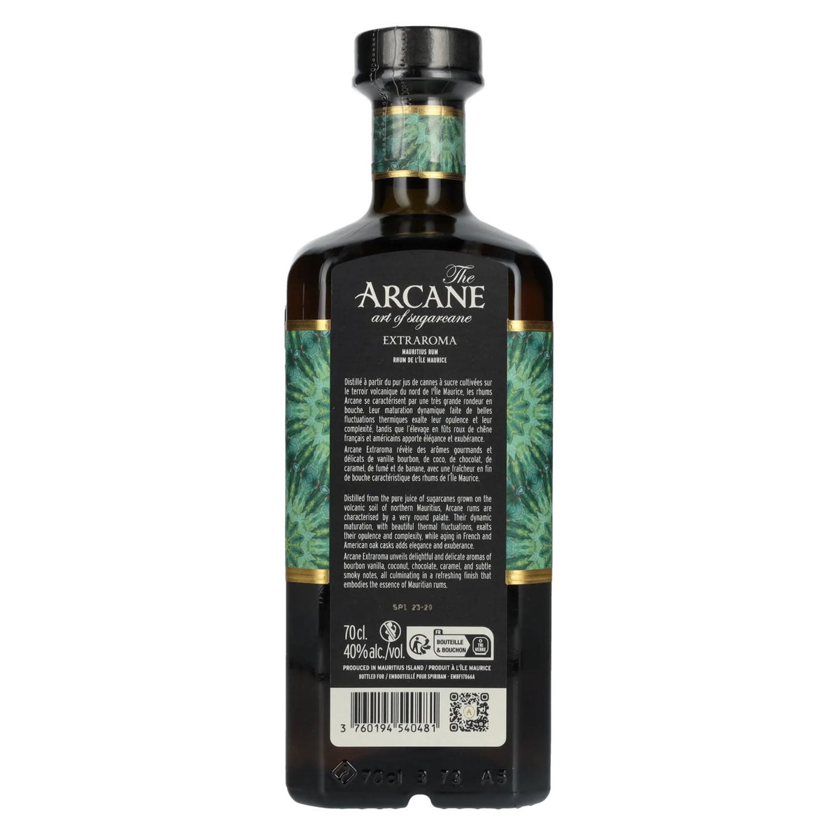 Arcane EXTRAROMA Pure Cane Rum 40% vol. 0.7 l