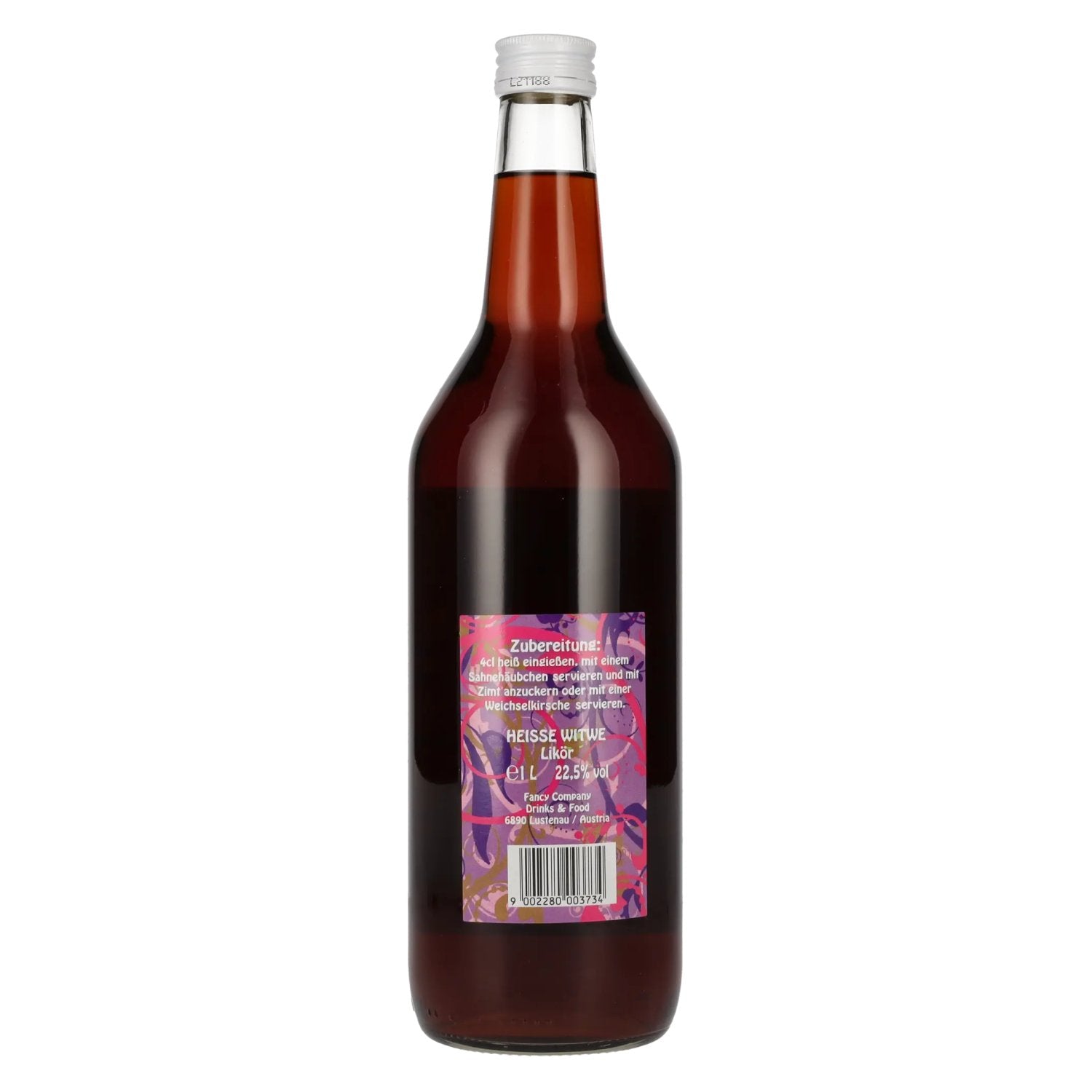 Heisse Witwe Originele Likeur 22,5% Vol. 1l