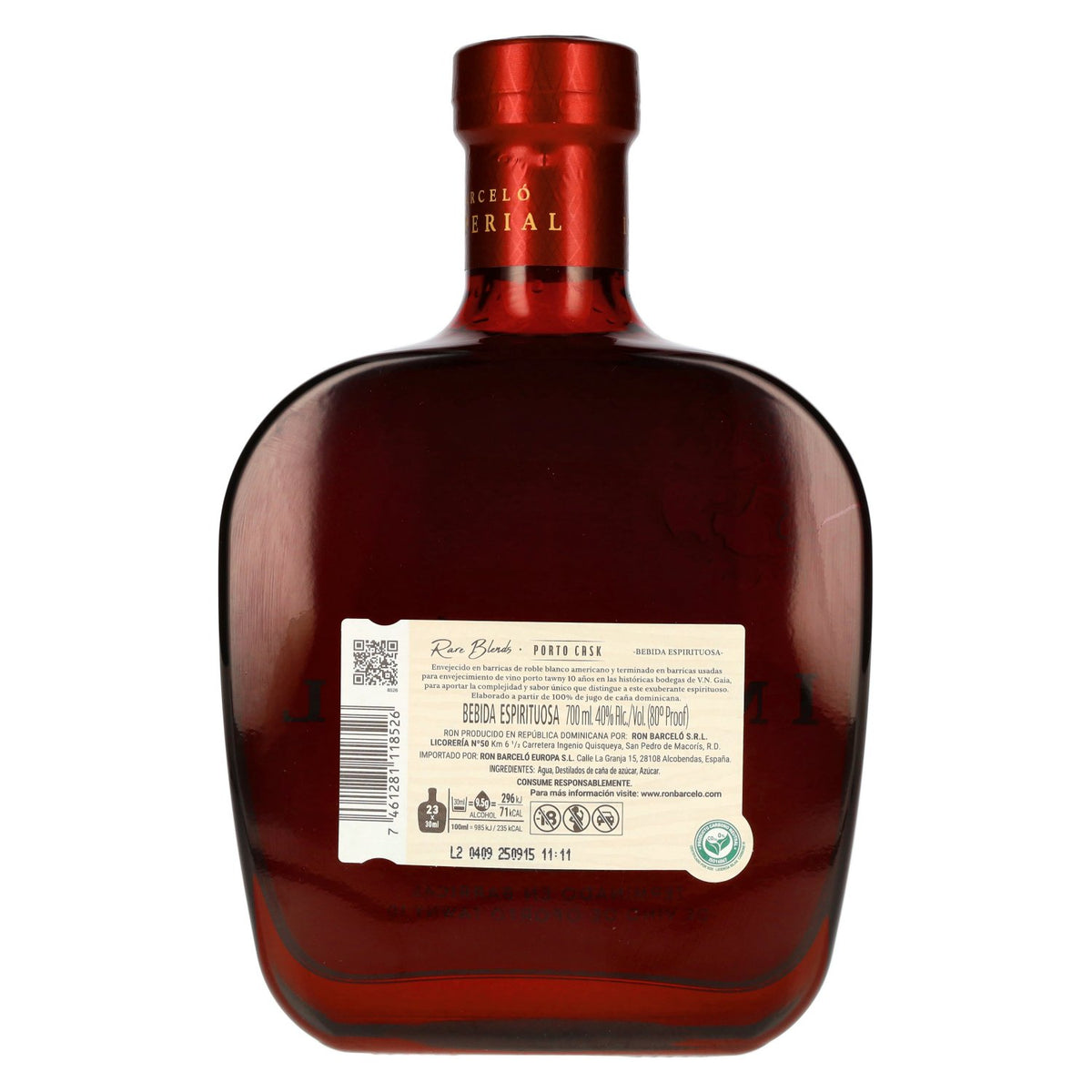 Barceló Imperial Rare Blends Porto Cask 40% vol. 0.7 l