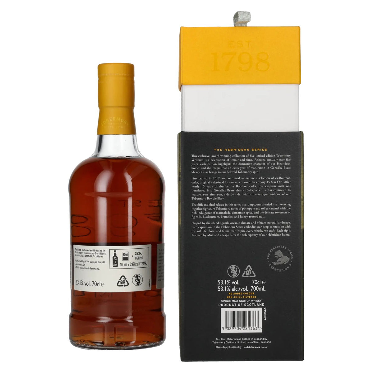 Tobermory 27 Years Old EXPRESSION 5 Single Malt Scotch Whisky 53,1% vol. 0,7 l in geschenkverpakking