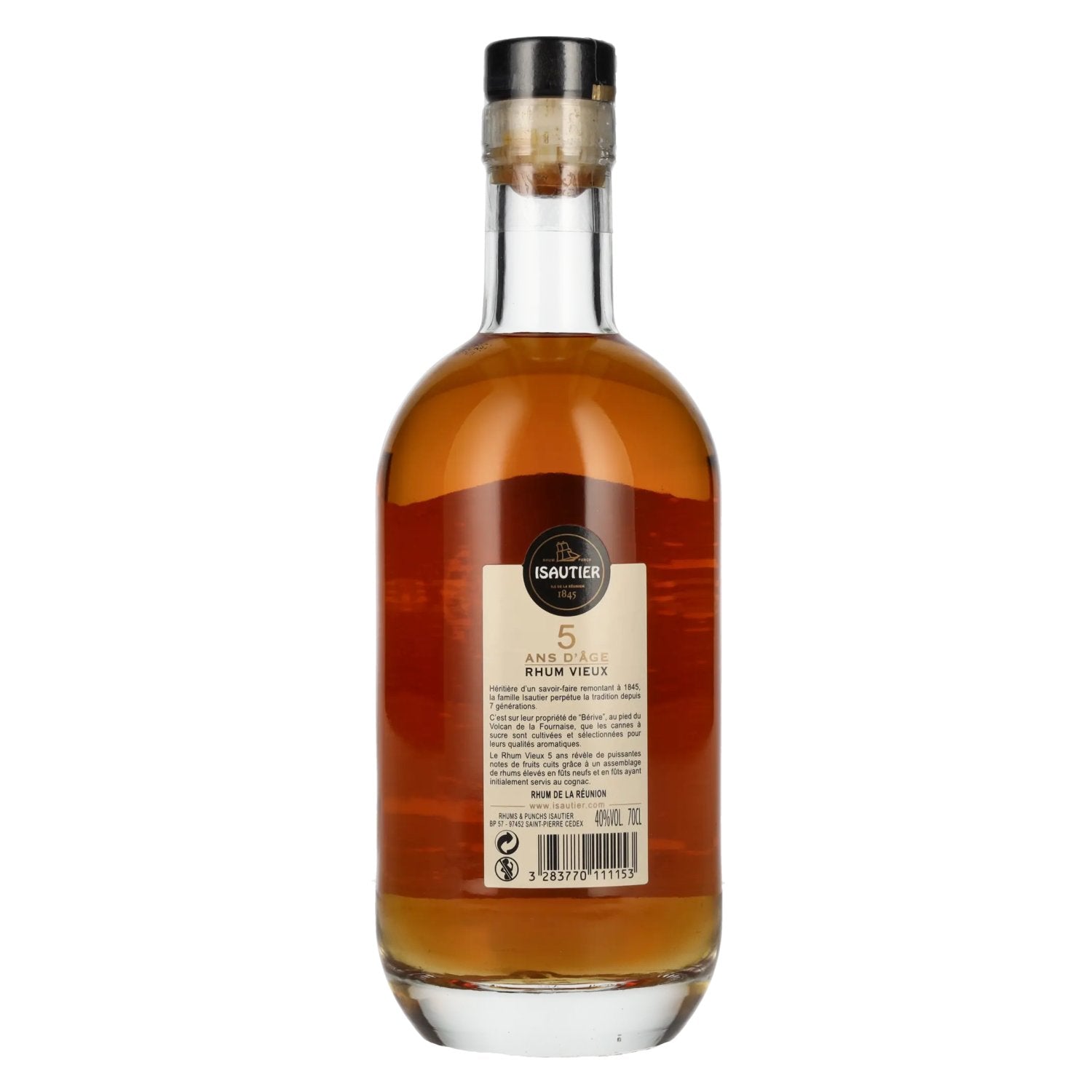 Isautier Rhum Vieux 5 Ans D'Âge Blend 40% Vol. 0,7l