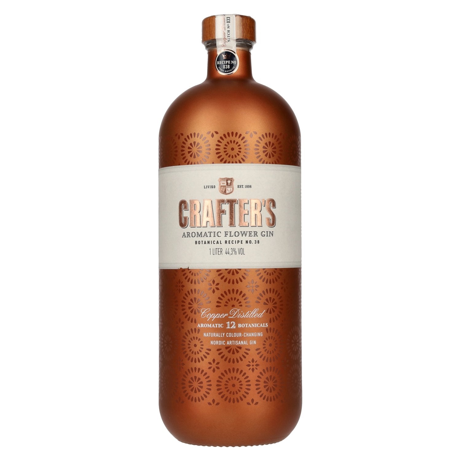 Crafter's Aromatische Bloemenjenever 44,3% Vol. 1l
