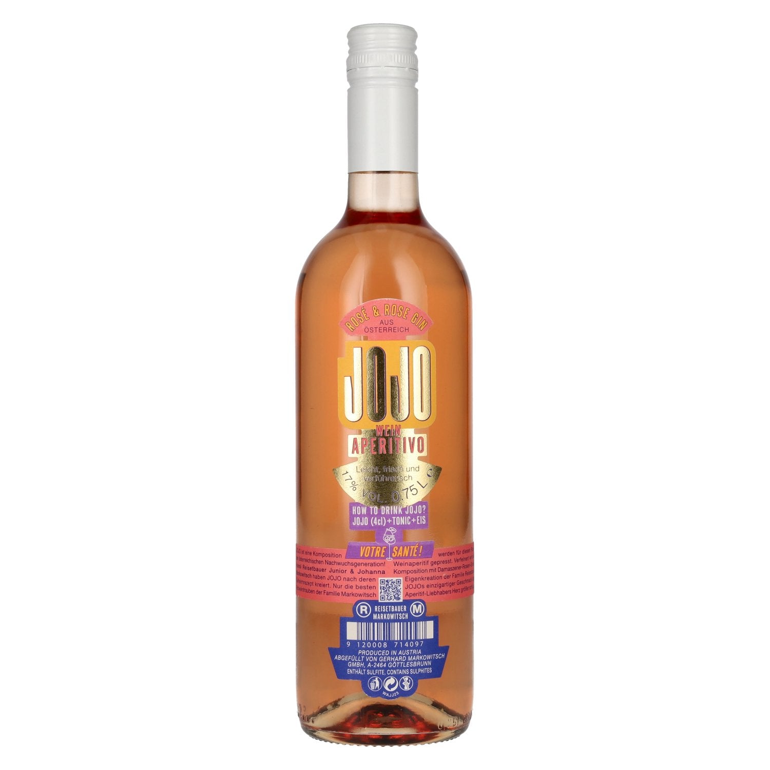 JOJO vin Aperitivo Reisetbauer x Markowitsch 17% vol. 0,75l