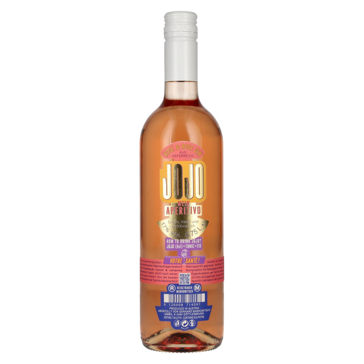 JOJO Wine Aperitivo Reisetbauer x Markowitsch 17% Vol. 0,75l