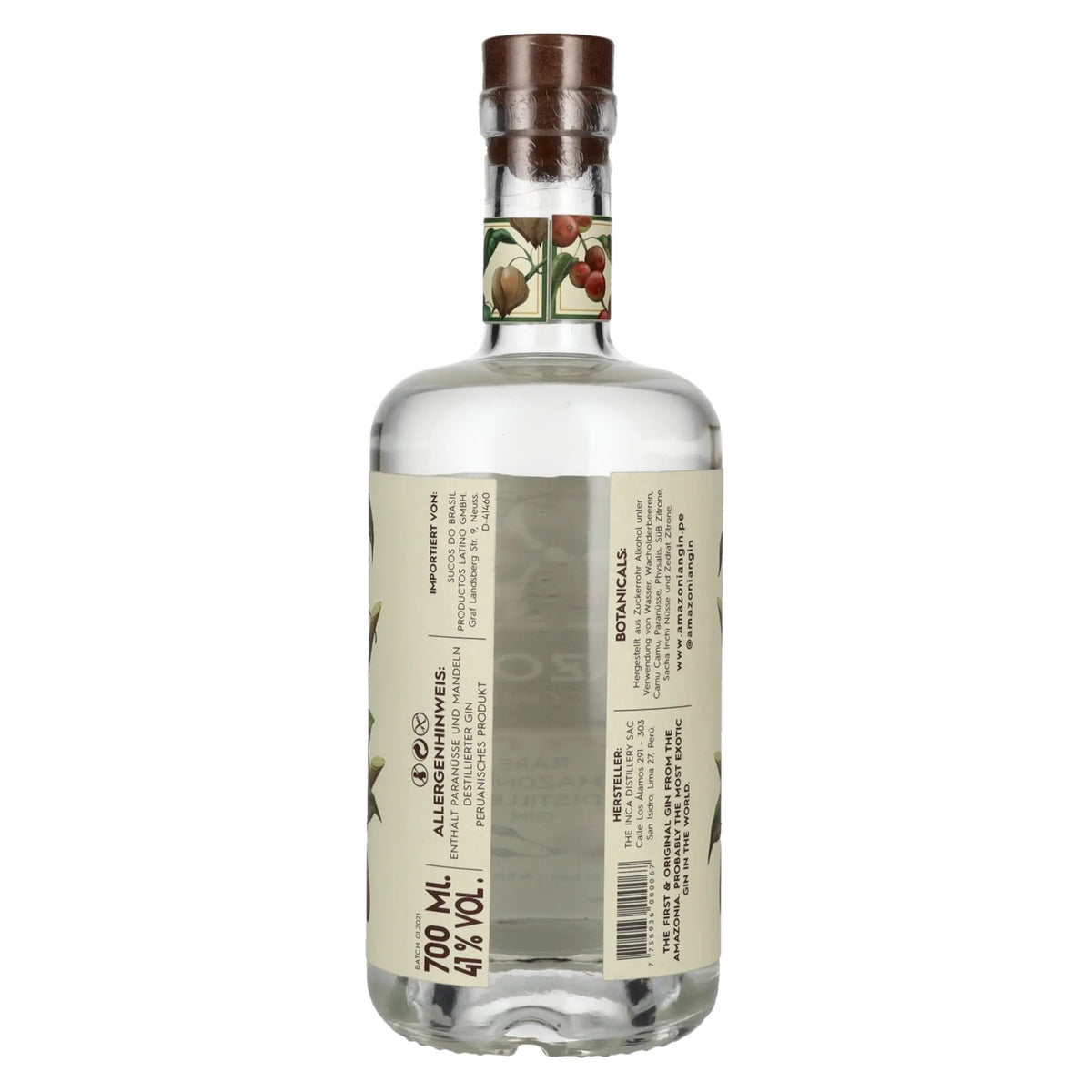 Amazonian Gin Company, édition Cantinero, 41 % vol., 0,7 l