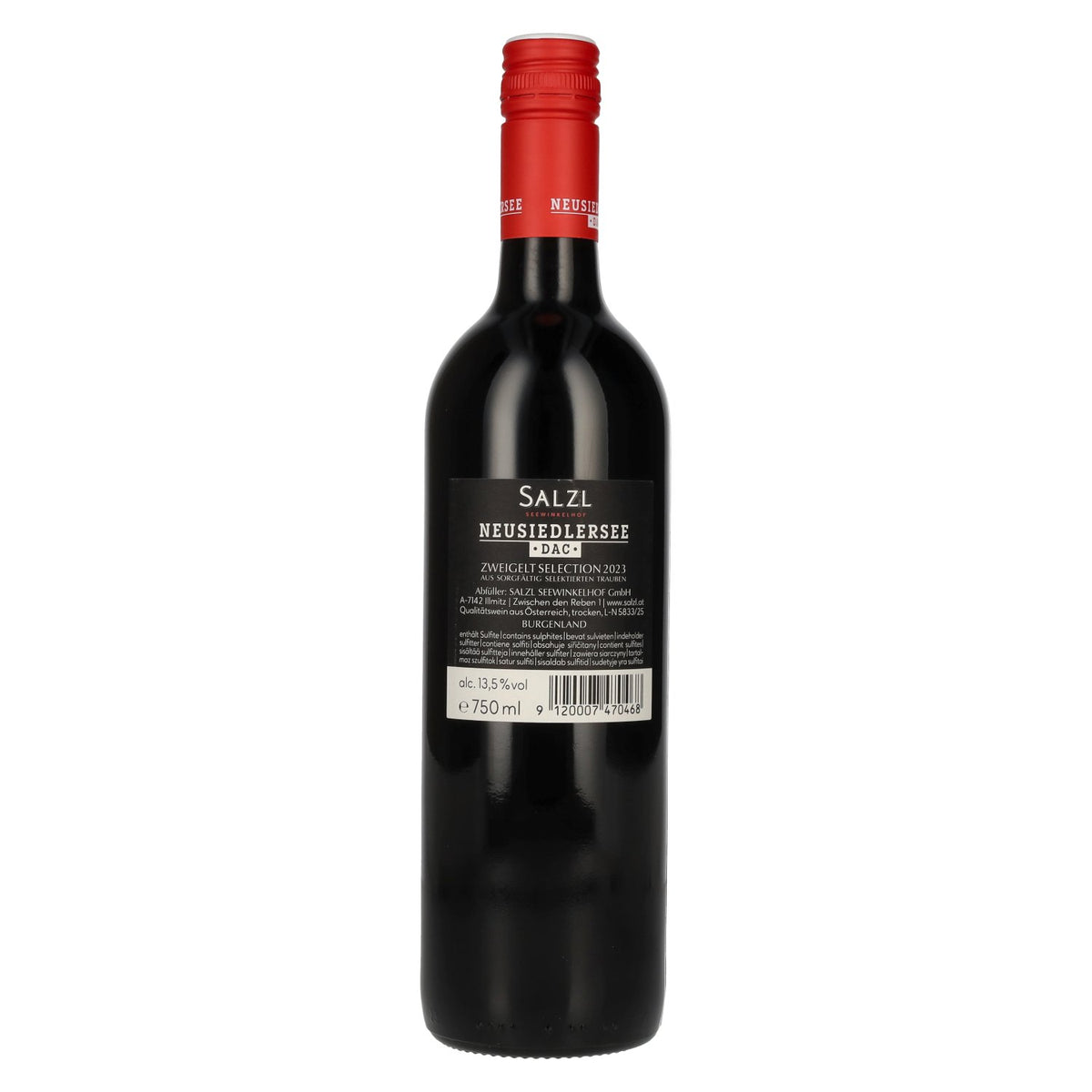 Salzl Zweigelt Selection Neusiedlersee DAC 2023 13,5% Vol. 0,75l