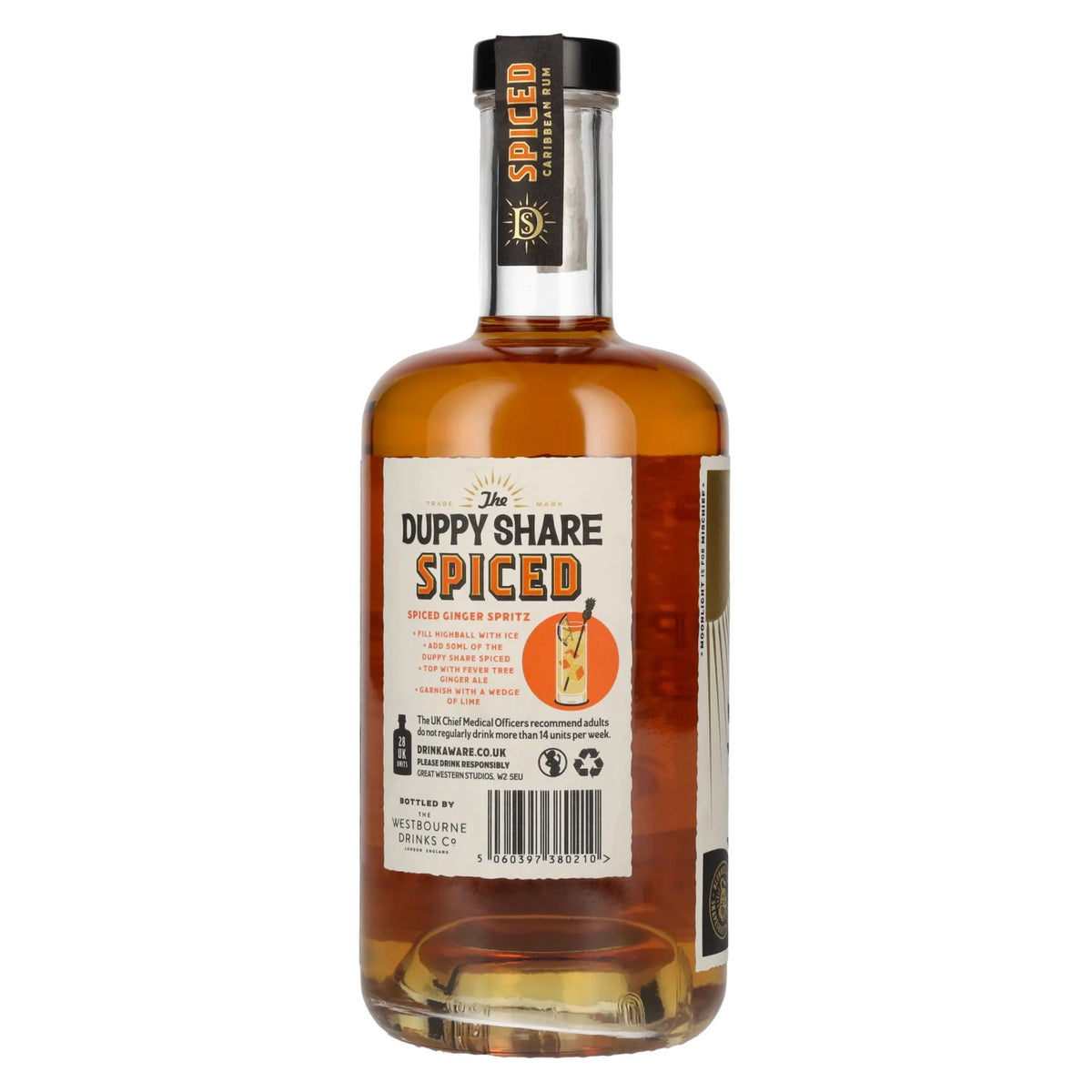Duppy Share Spiced Caribbean Rum 37,5% Vol. 0,7l