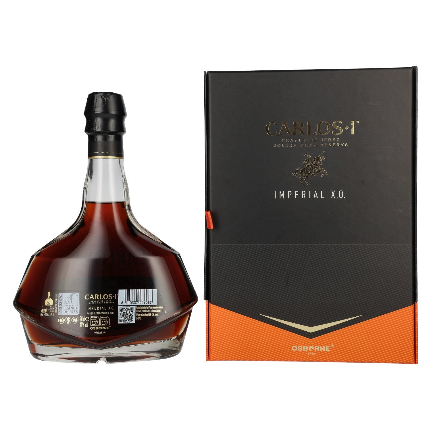 Carlos I Imperial X.O. Solera Gran Reserva Brandy de Jerez 40% vol. 0.7 l in a gift box