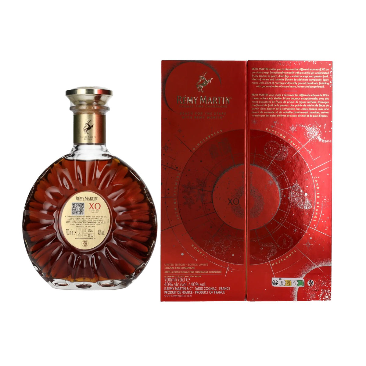 Rémy Martin XO Cognac Fine Champagne End of the Year Limited Edition 40% Vol. 0,7l in Geschenkbox
