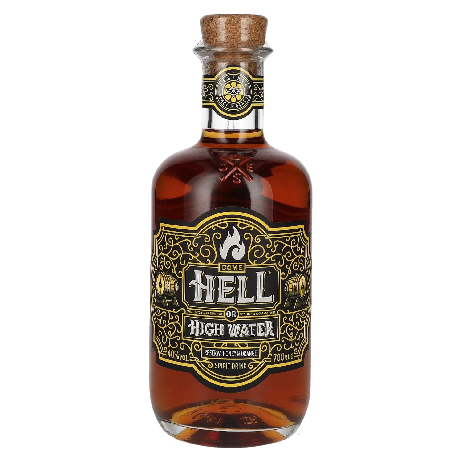 Come Hell or High Water RESERVA Honey & Orange Spirit Drink 40% Vol. 0,7l