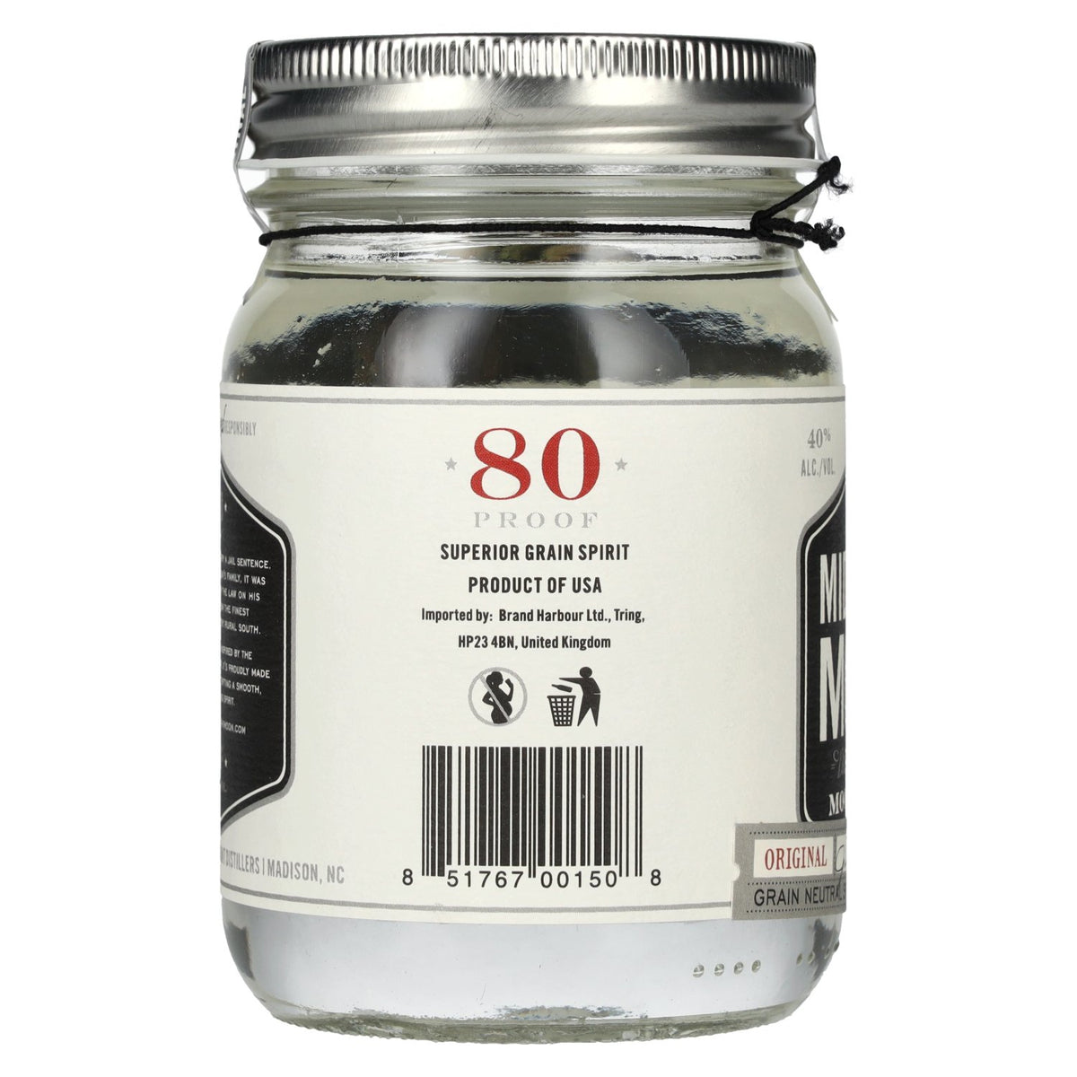 Midnight Moon Moonshine ORIGINAL Kornbrandewijn 40% vol. 0.35l