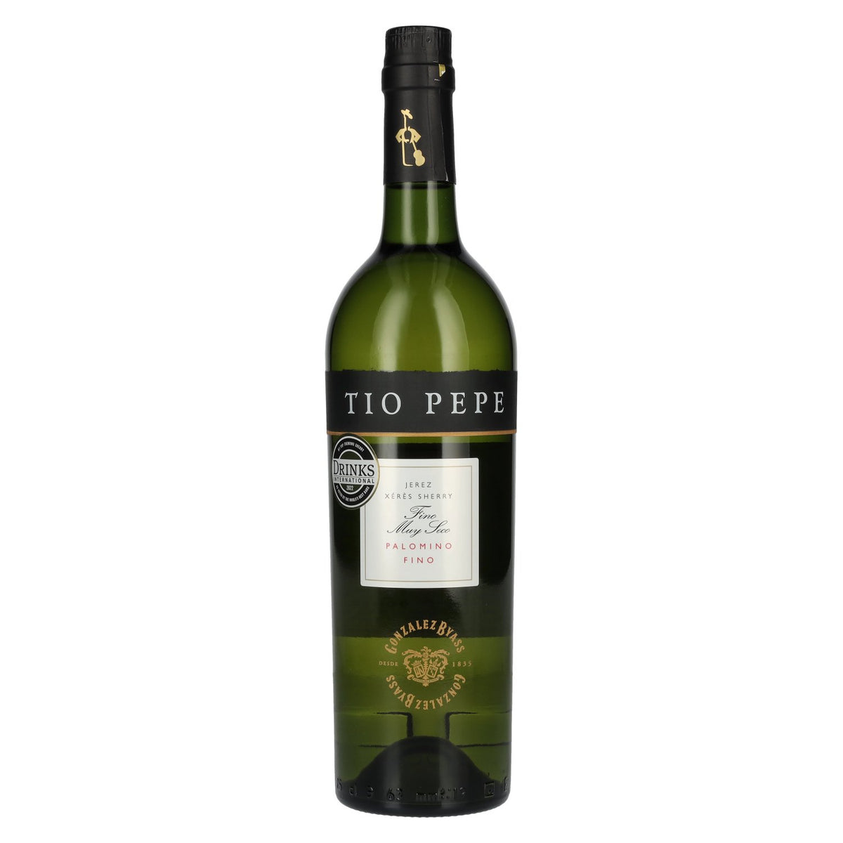 Tio Pepe Fino Muy Seco PALOMINO FINO Sherry 15% ABV 0.75l