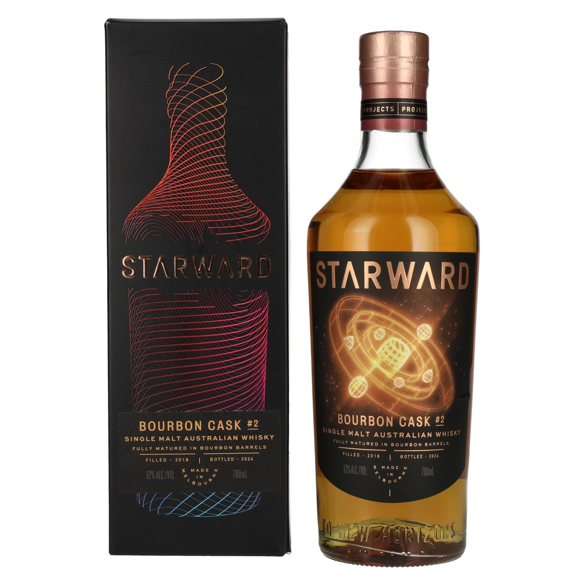 Starward BOURBON CASK Single Malt Australian Whisky # 2 52% Vol. 0,7l in Geschenkbox