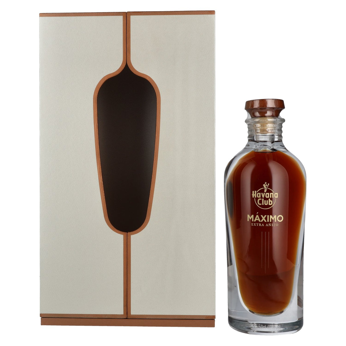 Havana Club Máximo Extra Añejo Rum 40 % vol., 0,5 l, dans un coffret en bois