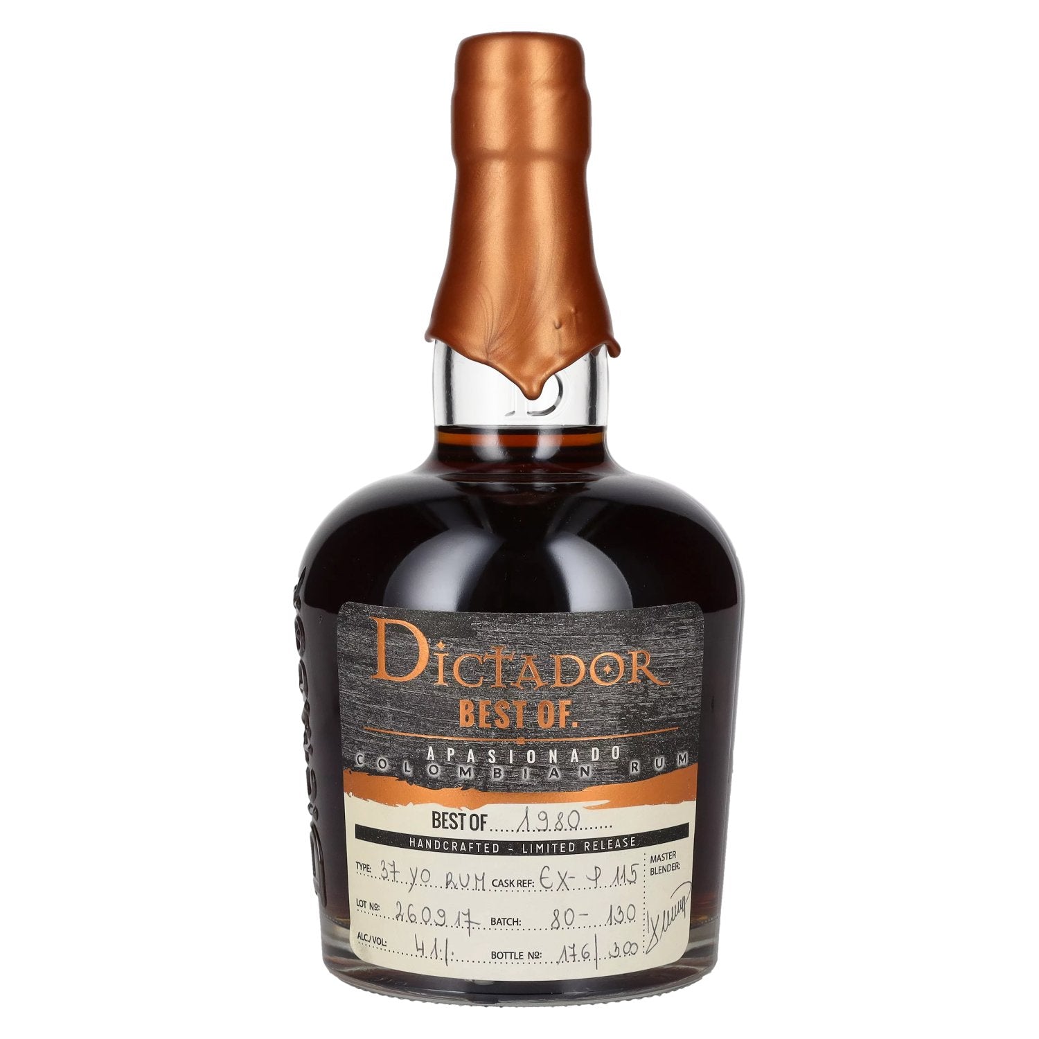 Dictador BEST OF 1980 APASIONADO Rhum colombien 37YO/260917/EX-P115 41% vol. 0,7l