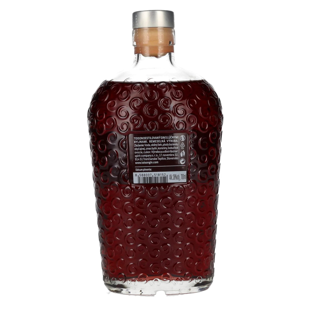 Toison Handcrafted Ruby Red Gin 38% vol. 0.7 l