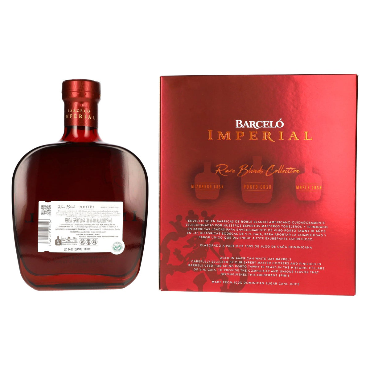 Barceló Imperial Rare Blends Porto Cask 40% Vol. 0,7l in gift box