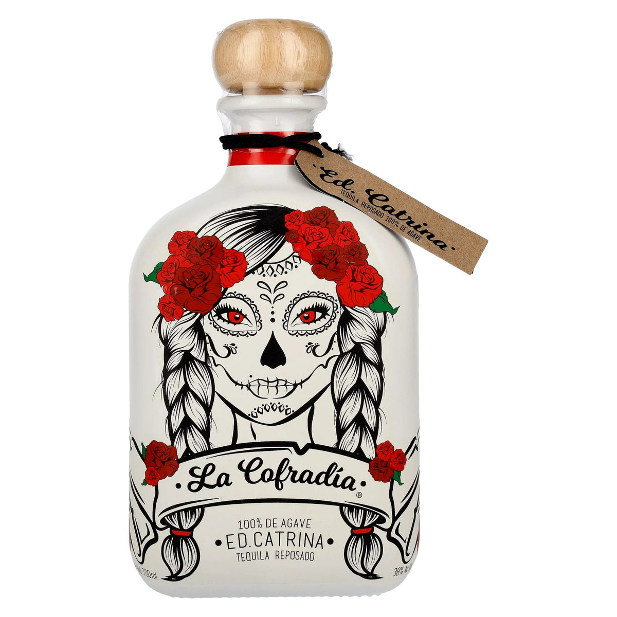 La Cofradia ED. CATRINA Reposado Tequila, 100% Agave, 38% ABV, 0.7 litres