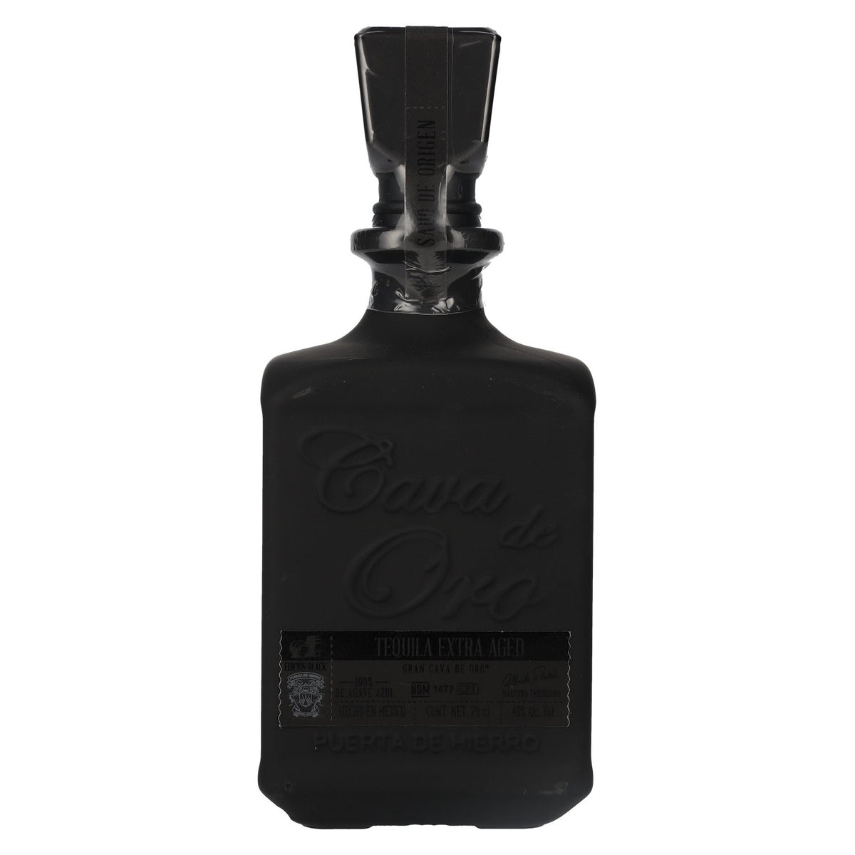 Gran Cava de Oro Tequila EXTRA AÑEJO BLACK 100 % d'agave bleu 40 % vol. 0,7 l