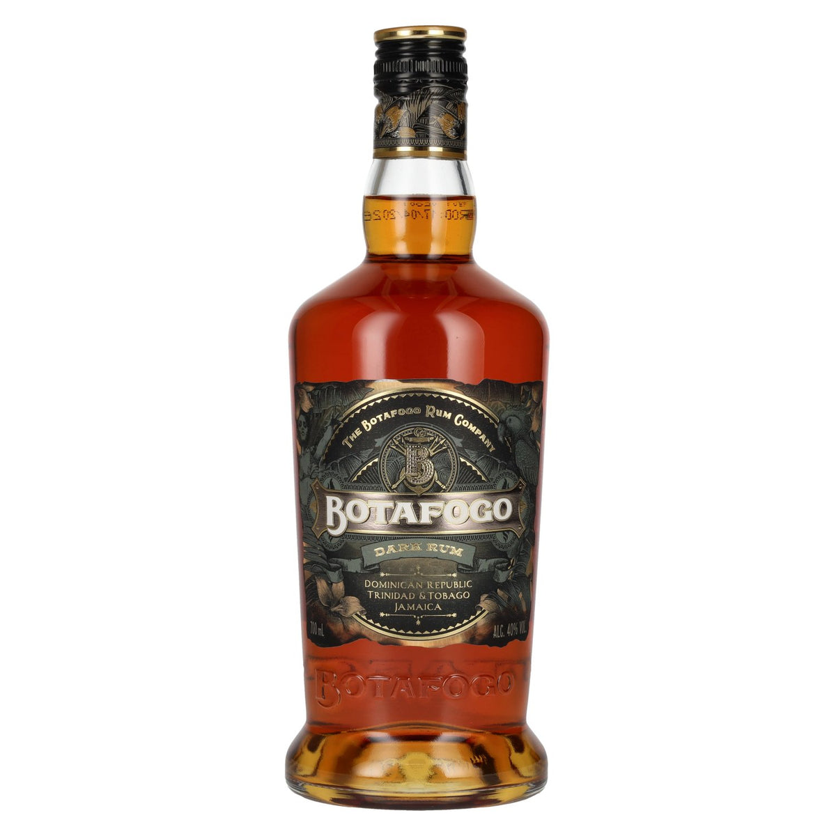 Botafogo DARK RUM République dominicaine Trinidad-et-Tobago Jamaïque 40 % vol. 0,7 l