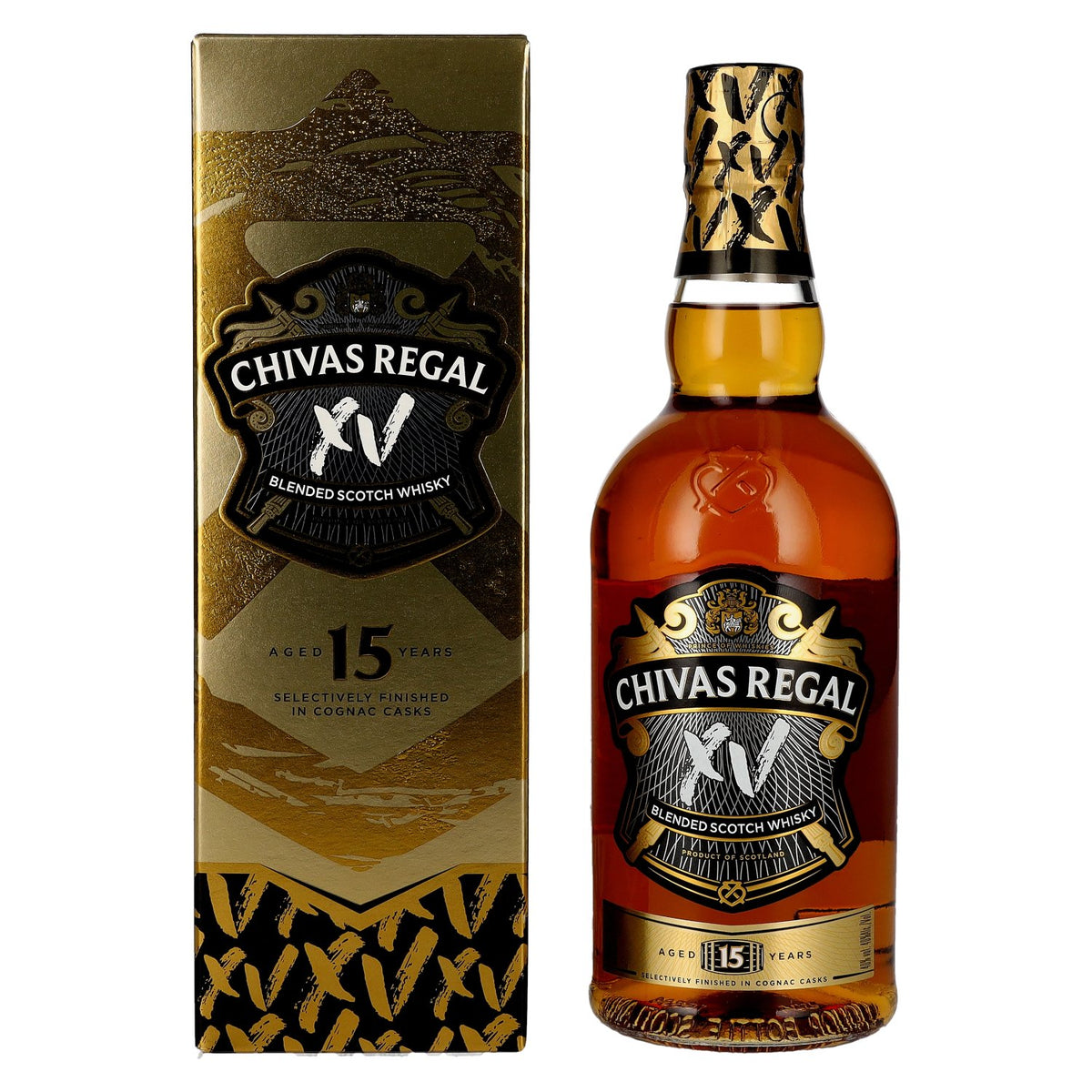 Chivas Regal XV 15 Years Old Blended Scotch Whisky 40% Vol. 0,7l in Geschenkbox