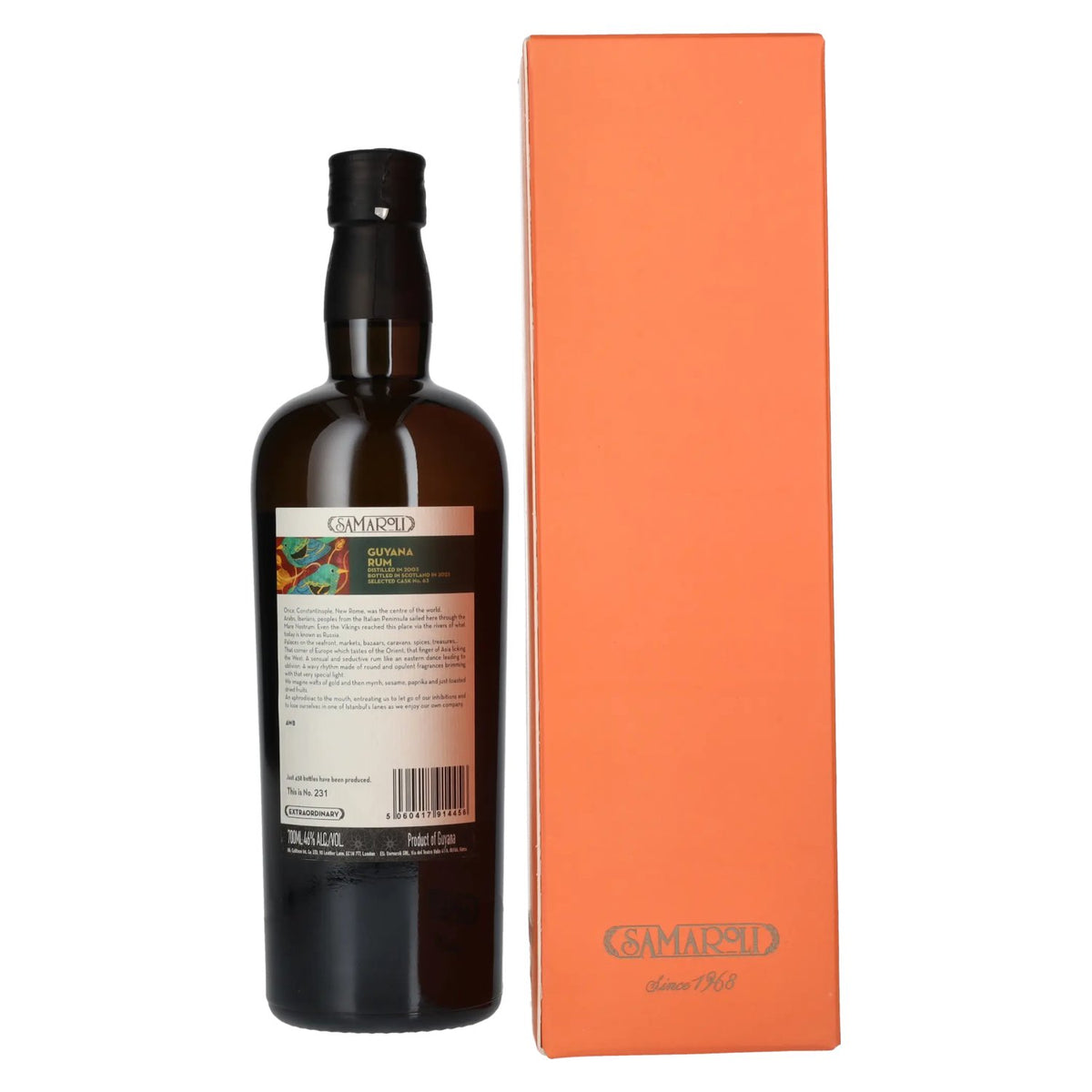 Samaroli Guyana Rum 2003 46% vol. 0,7 l in geschenkverpakking
