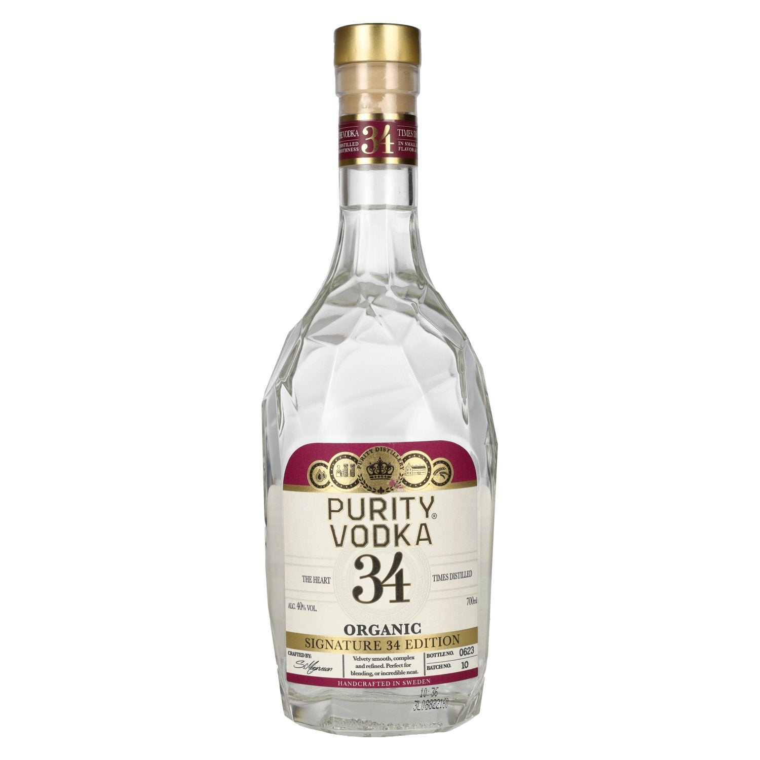 Purity SIGNATURE 34 EDITION Organic Wodka 40% Vol. 0,7l