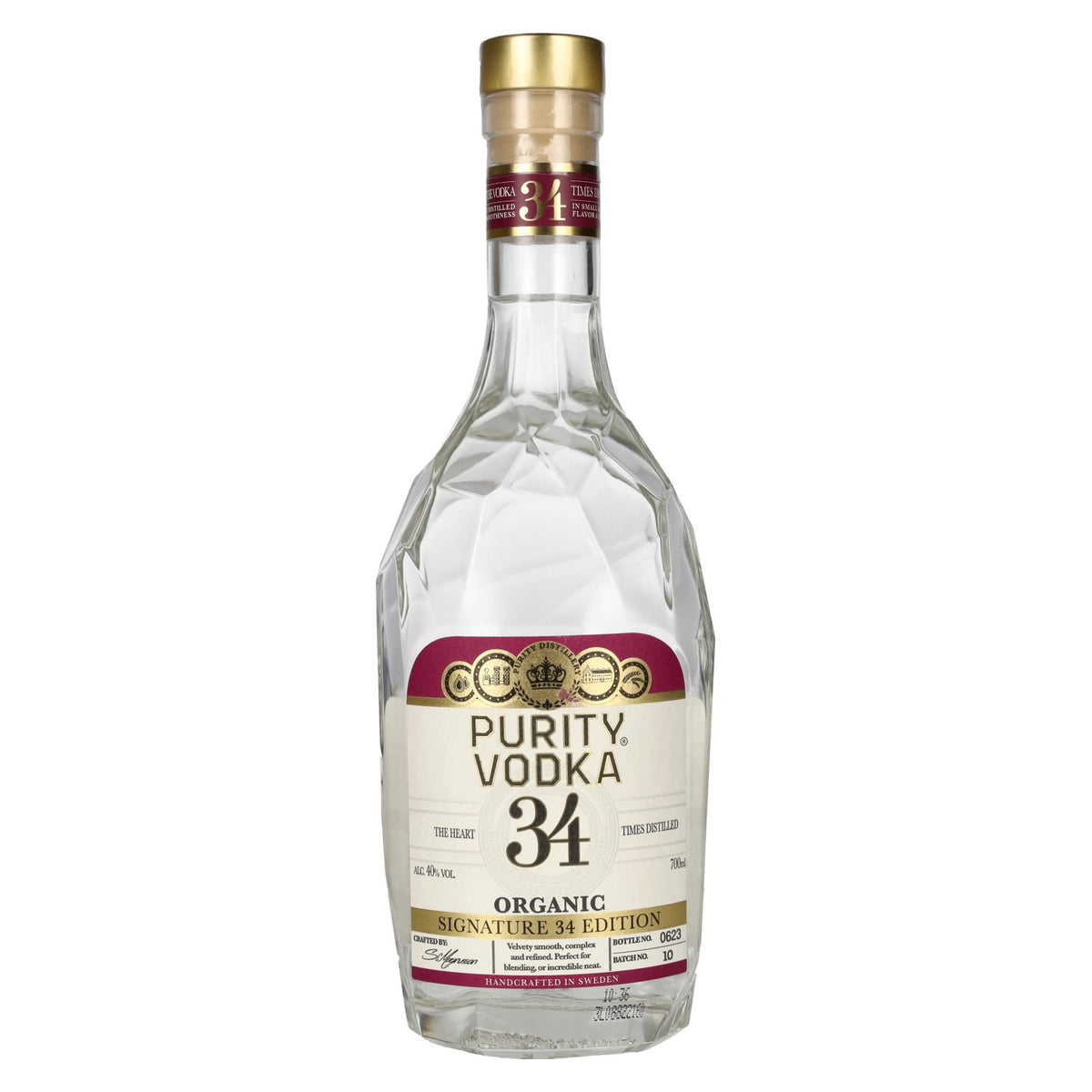 Purity SIGNATURE 34 EDITION Organic Wodka 40% Vol. 0,7l