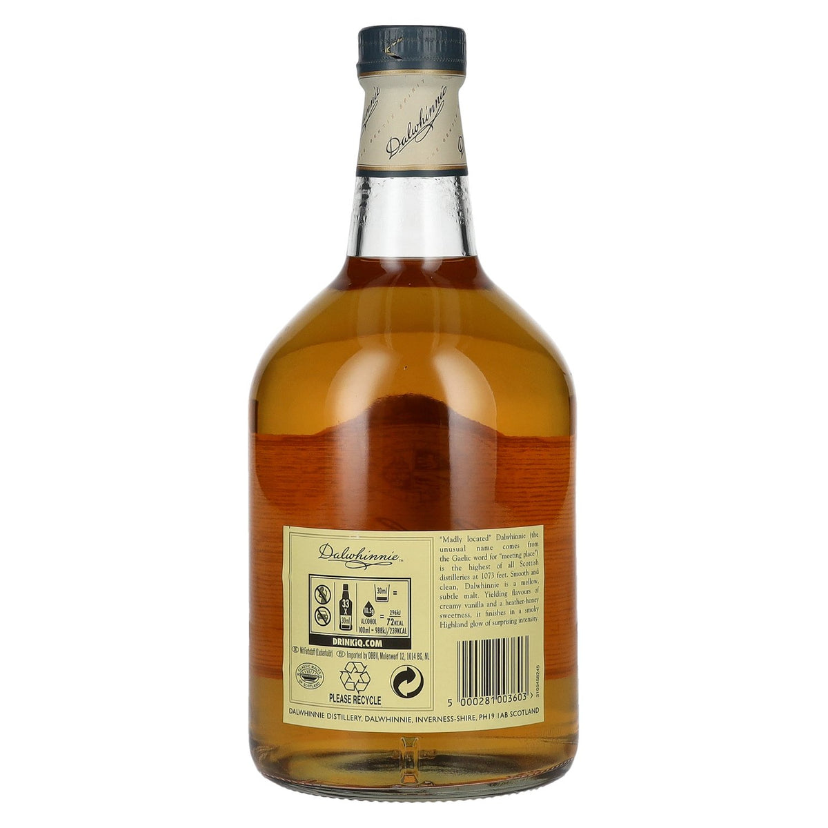 Dalwhinnie 15 Years Old Highland Single Malt Scotch Whisky 43% vol. 1 l