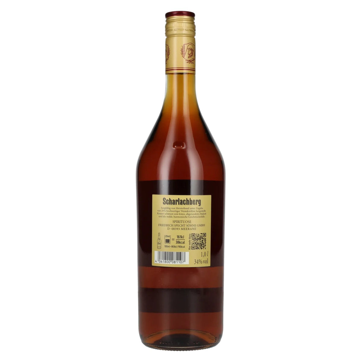 Scharlachberg Meisterbrand 34% vol. 1 litre