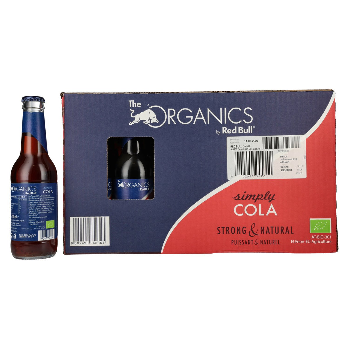 Red Bull Organics by Red Bull Simply COLA 24 x 0,25 l