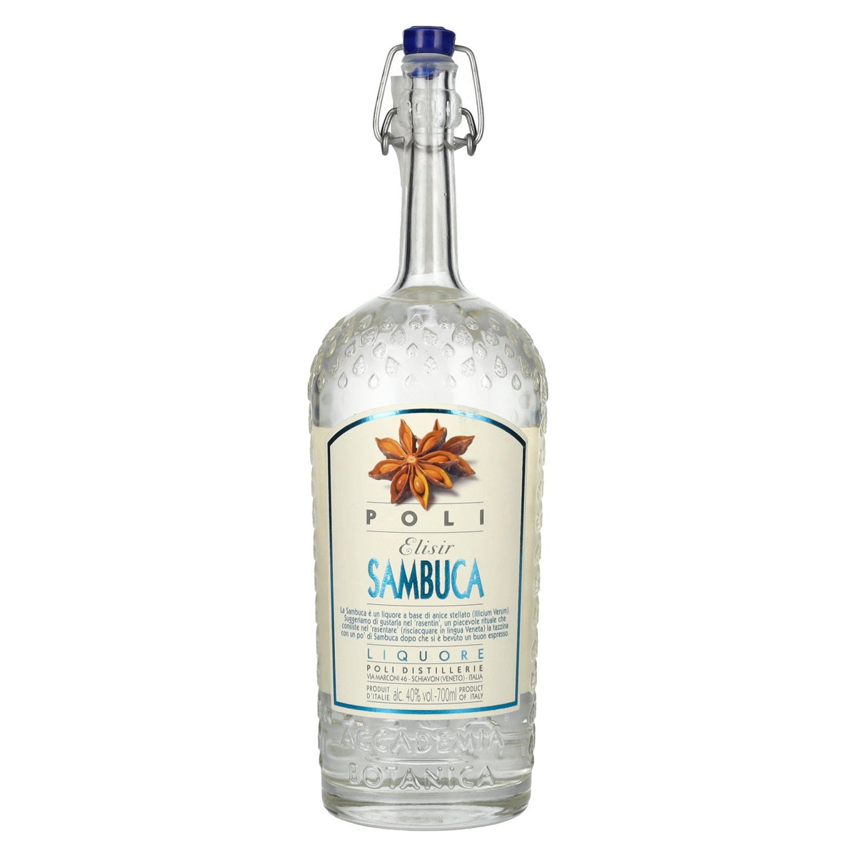 Poli Elisir Sambuca Liqueur 40% ABV 0.7l